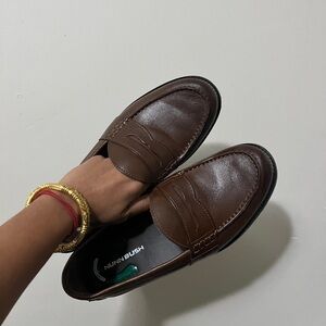 Nunn Bush Brown Leather Loafers Slip-Ons